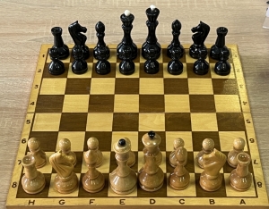 Wooden chess 