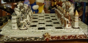 Porcelain chessboard 