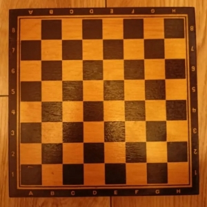 Board for chess and checkers from the times of the USSR