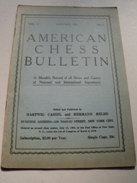 American Chess Bulletin - 1914